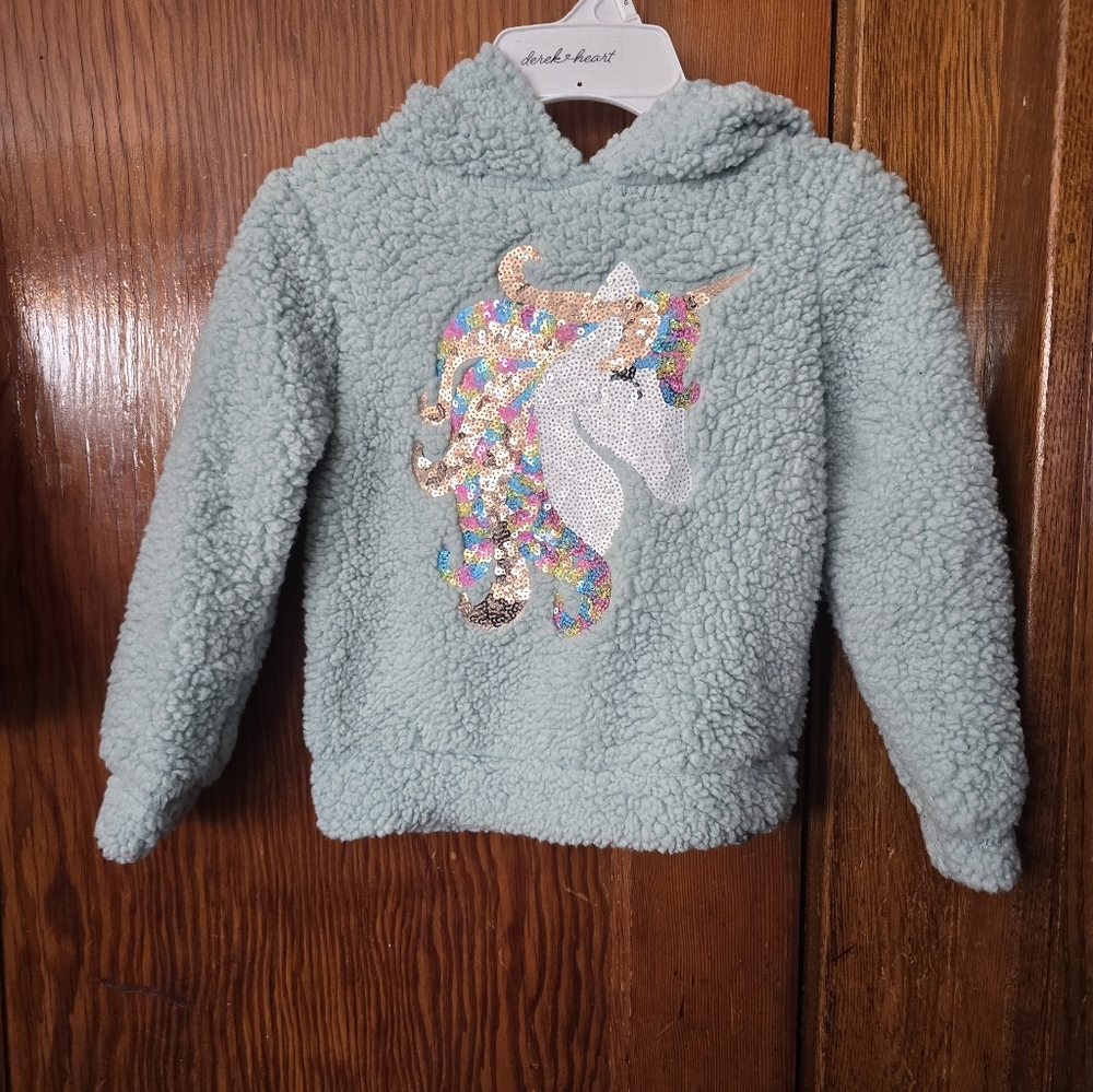 Mint Green Unicorn Hoodie 4
